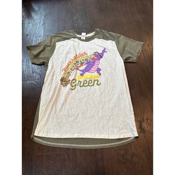 Disney Parks‎ EPCOT AP Passholders Figment Dream Green 2020 T Shirt Size xL NWT - Picture 1 of 2